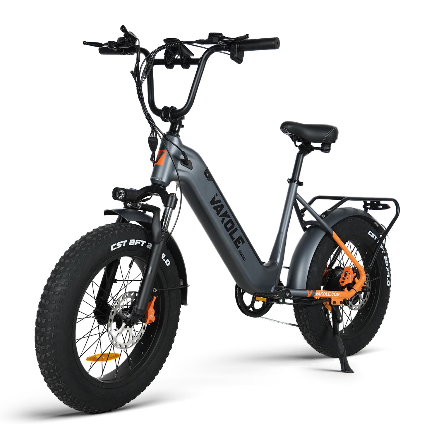 Vakole SG20 Upgraded Version 250W 20" Fat Bike Electric Trekking Bike 48V 15.6Ah Samsung Battery