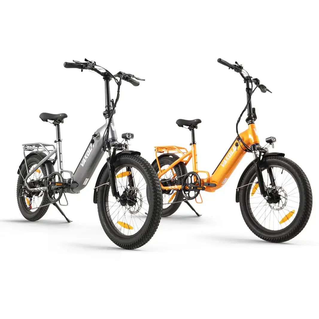 vakole vt4 250w 20 faltbares elektrofahrrad fat bike 13ah e-bike Vakole VT4 * 2 E-Bikes Paket