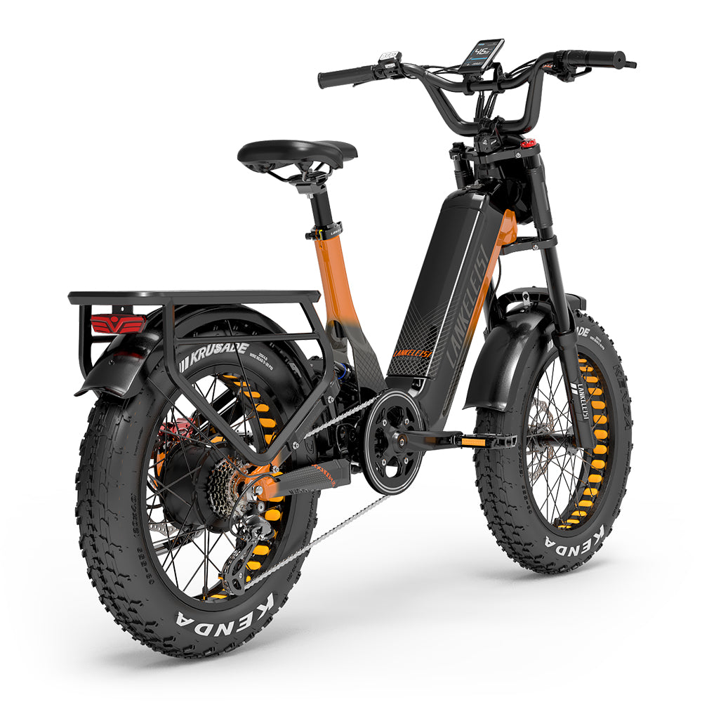 Lankeleisi RX800 Plus 1000W 20" Fat Bike Full Suspension Electric Bike 48V 20Ah Samsung Battery SUV E-Bike