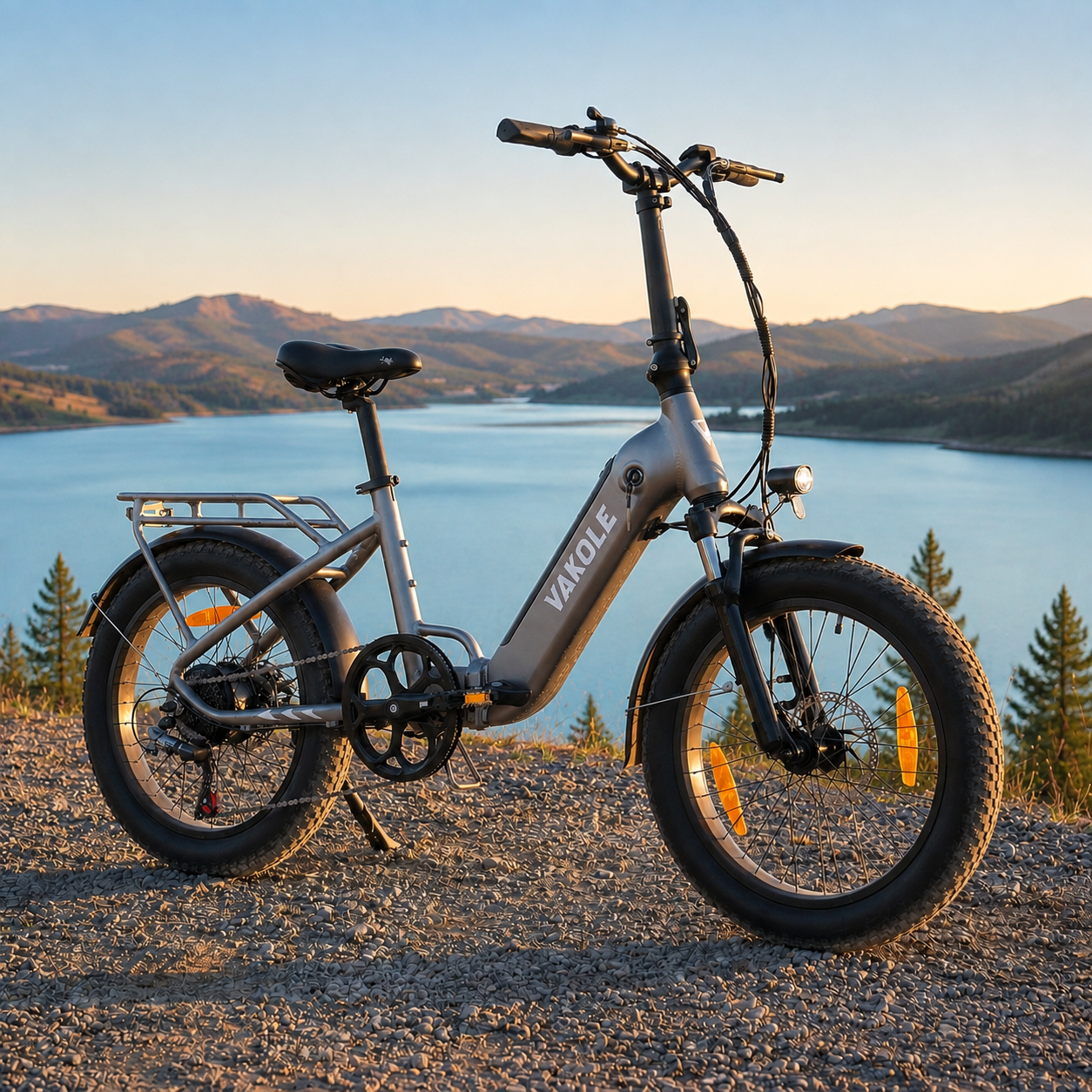 Vakole VT4 2.0 250W 20 Zoll Kompaktes Klappbares Tiefeinsteiger E-Bike – Buybestgear