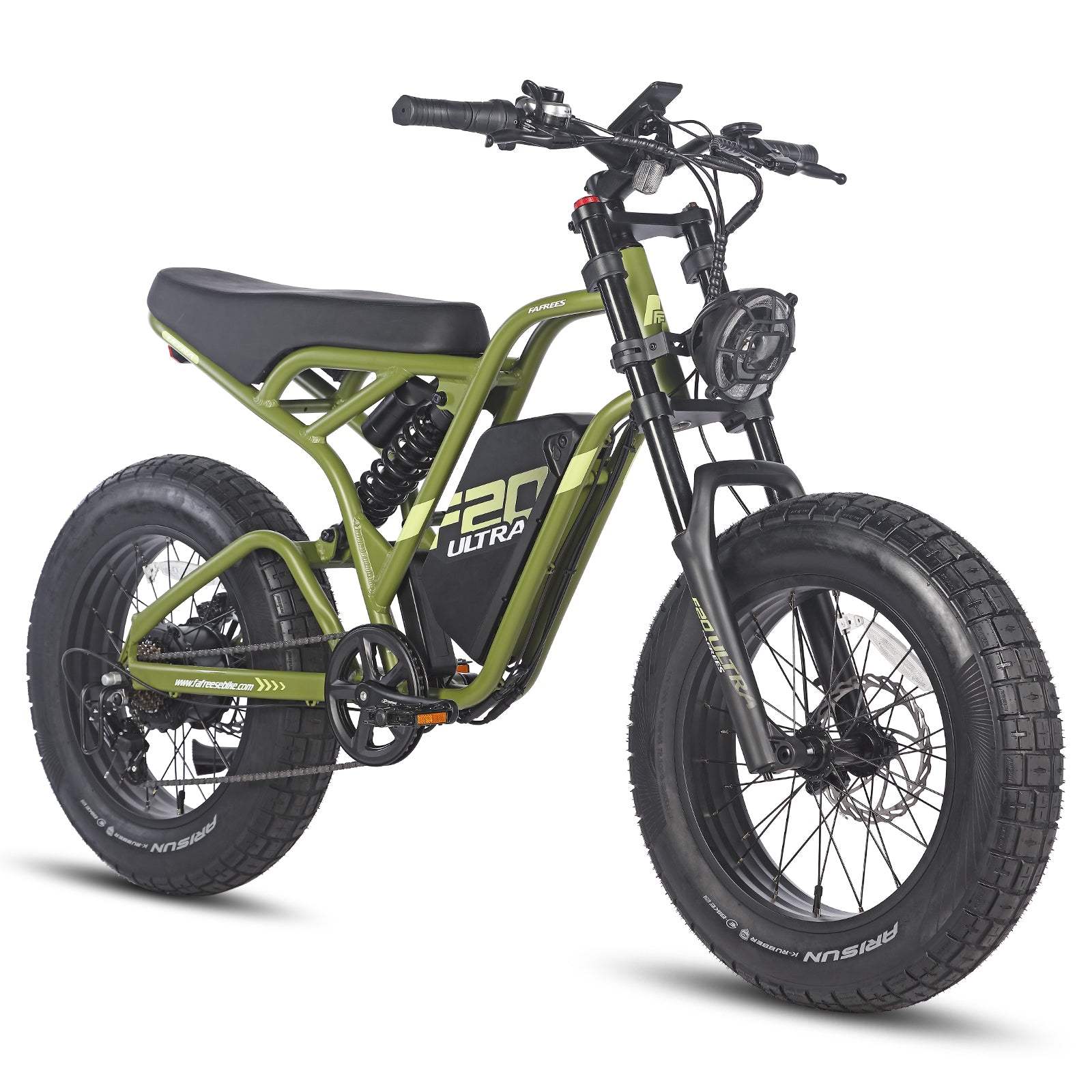 mountainbike bis 1200 euro Fafrees F20 Ultra 750W 20" Fat Bike 1200Wh E-Mountain Bike 48V 25Ah Ba – Buybestgear