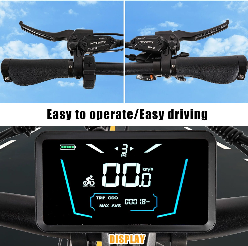 CMACEWHEEL AL26 MAX 500W*2 Kaksimoottorinen 26" Sähkövuoristopyörä 816Wh EMTB 48V 17Ah Akku