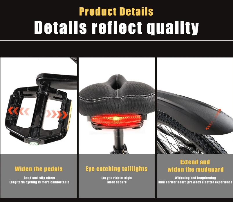 CMACEWHEEL AL26 MAX 500W*2 Kaksimoottorinen 26" Sähkövuoristopyörä 816Wh EMTB 48V 17Ah Akku