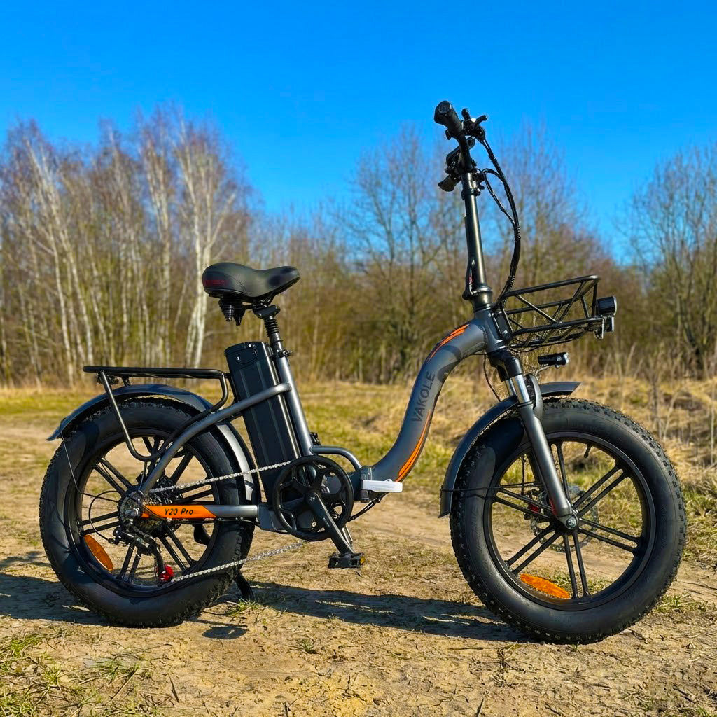 e-bike unter 20 kg trekking Vakole Y20 Pro Fat Bike 1440Wh Klappbares E-Bike mit niedrigem Einstieg 150 km Reichweite – Buybestgear