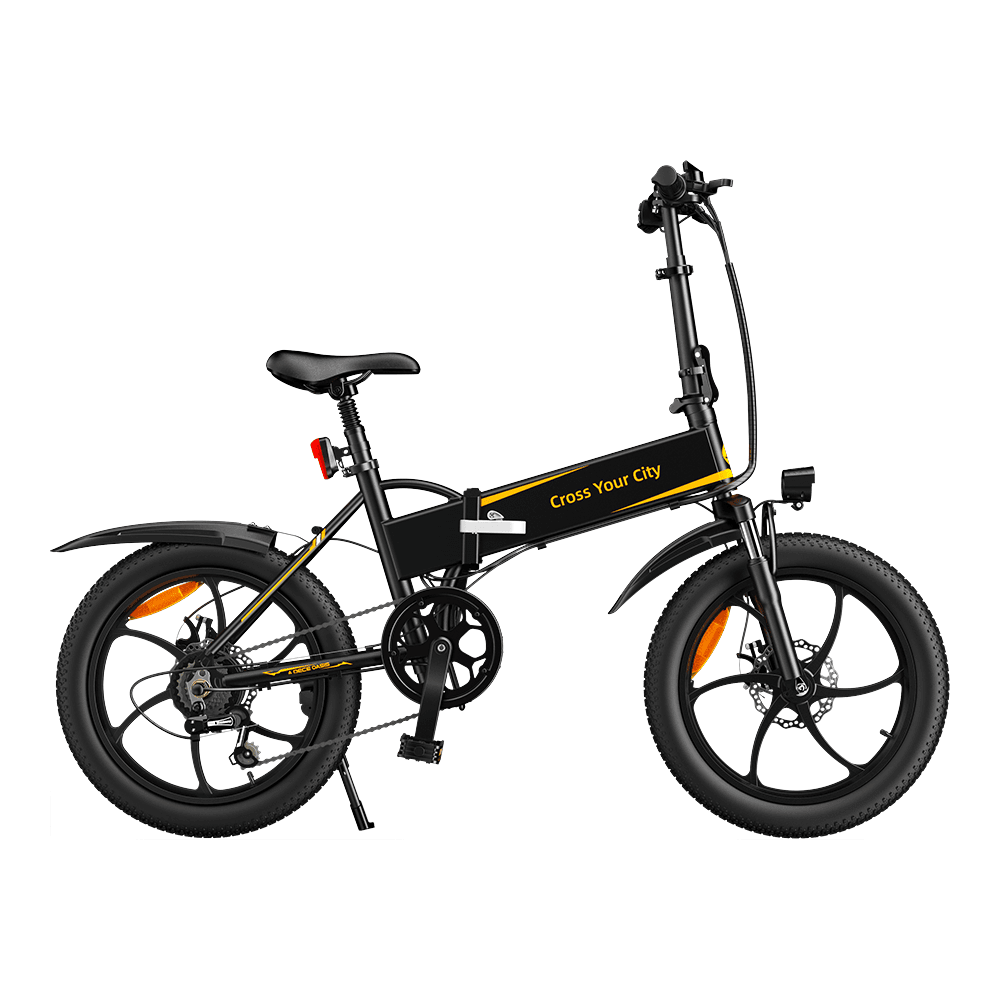 ADO A20+ 250W Folding Electric Bike City E-bike 10.4Ah Battery with New Controller - Buybestgear