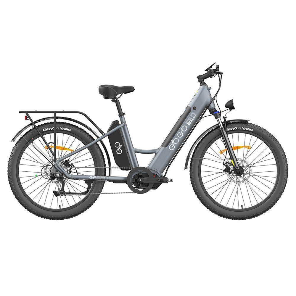 Gogobest GF850 500W 26" Fat Bike 10.4Ah*2 Dual Batteries Mid-Drive Motor Electric Trekking Bike - Buybestgear