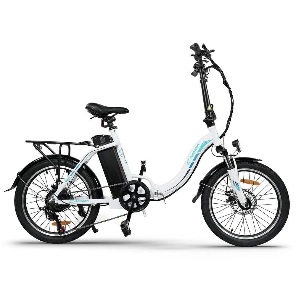 Kaisda K7 250W 20" Foldable 12.5AH Step-through Electric Trekking Bike - Buybestgear