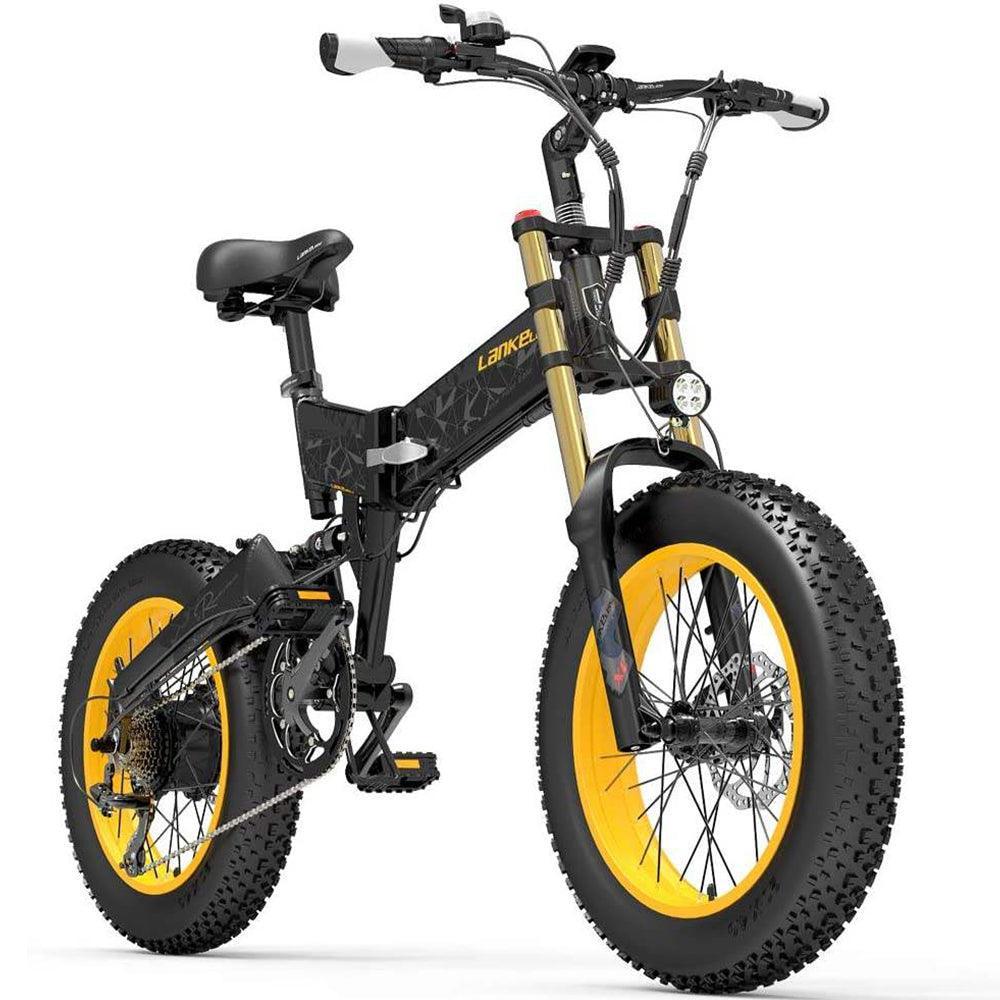 Lankeleisi X3000 Plus 1000W Foldable 17.5Ah Electric Fat Bike Buybestgear