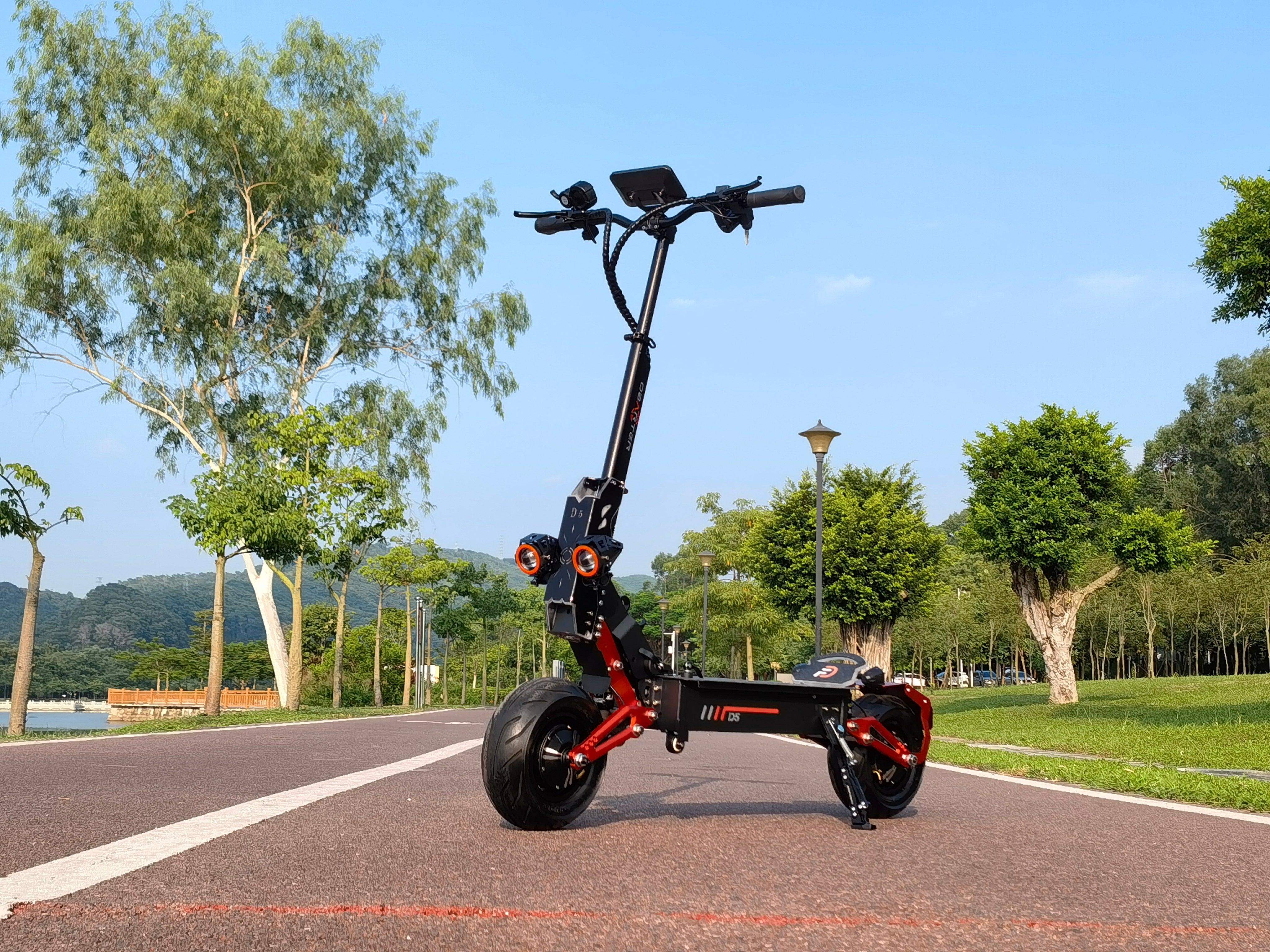 OBARTER D5 12" 2500W*2 Dual Motor Off-road Electric Scooter 48V 35Ah 70km/h 120km - Buybestgear