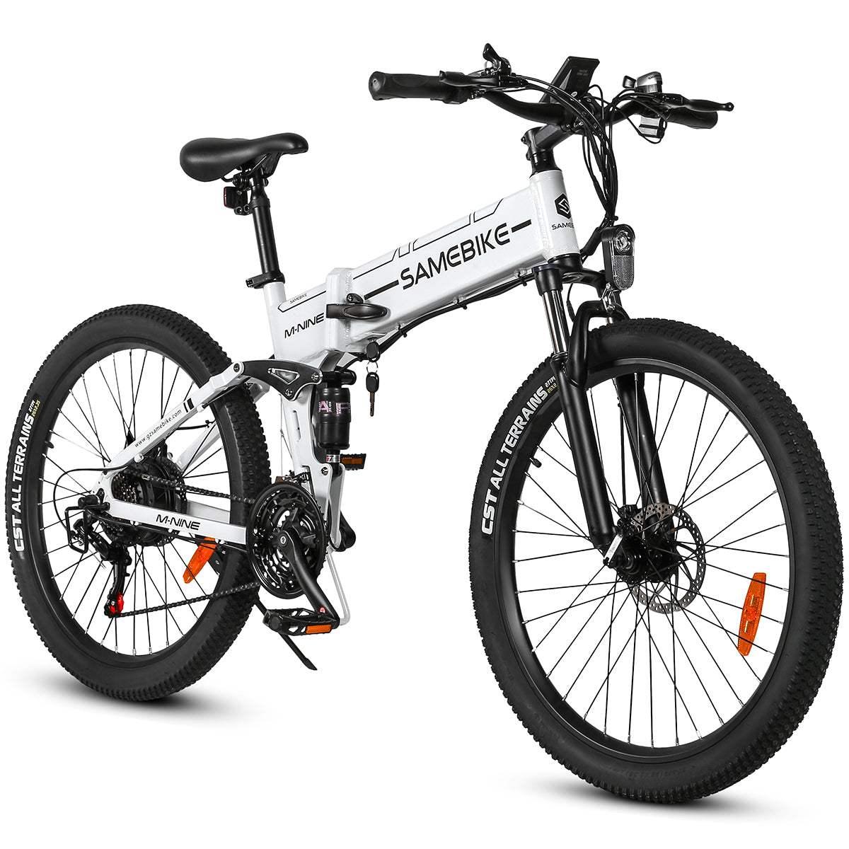 Samebike LO26-II 750W 26" Spoked Wheel Foldable Electric Bike 10Ah E Mountain Bike EMTB - Buybestgear