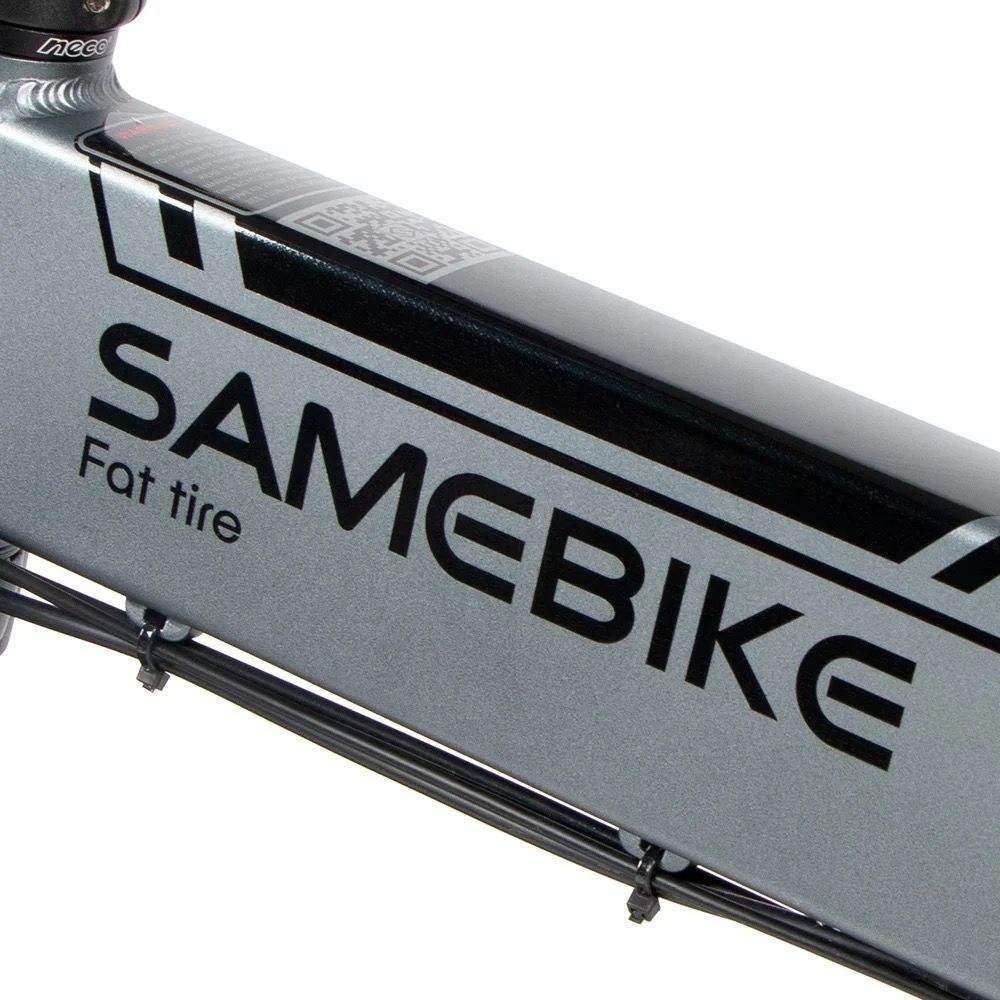 Samebike XWLX09 Silver Arrow 500W 20" Fat Bike Foldable E Mountain Bike EMTB 10Ah E-Bike - Buybestgear