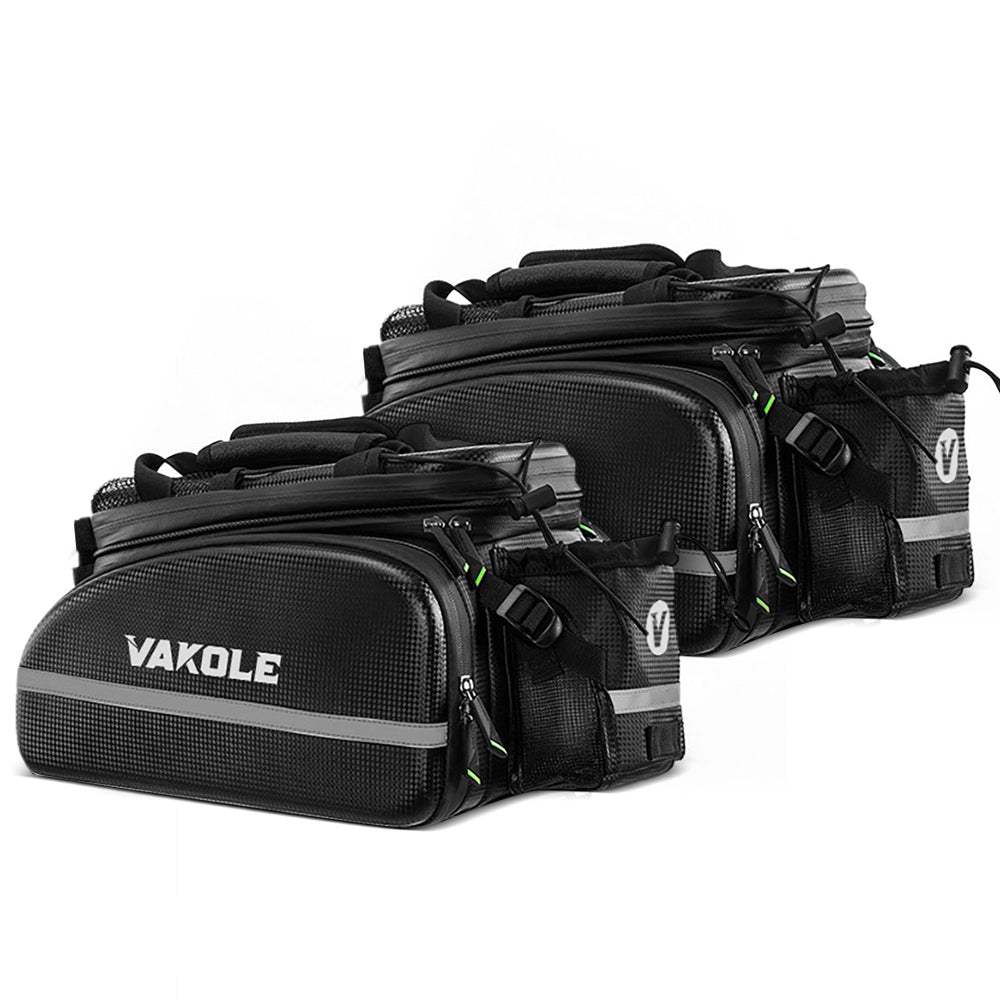 volkcam fahrradtasche Vakole Wasserdichte Fahrradträgertasche * 2er-Set – Buybestgear