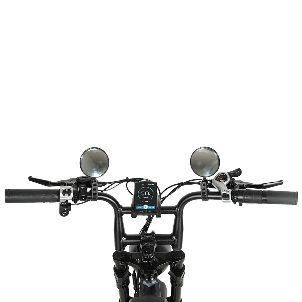 Vakole Q20 750W 20" Fat Bike Täysjousitettu E-Maastopyörä 20Ah*2 Samsungin Kahdella Akulla E-MTB