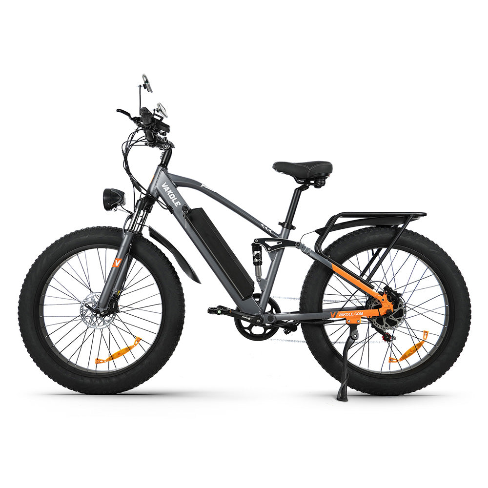 Vakole CO26 26" 750W Sähköfatbike Täysjousitettu Sähkömaastopyörä 48V 16Ah [Pre-Order]