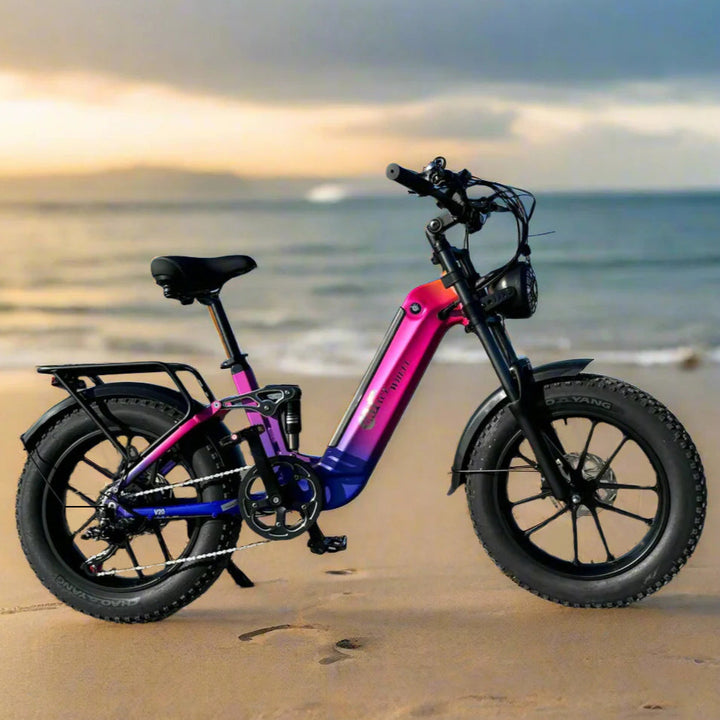 CMACEWHEEL V20 750W 20" Fat Bike Elettrica con Sensore di Coppia 960Wh SUV E-bike