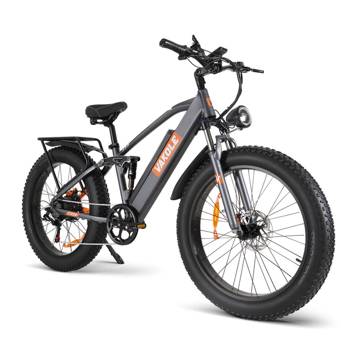Vakole CO26 26" 750W Sähköfatbike Täysjousitettu 768Wh Sähkömaastopyörä