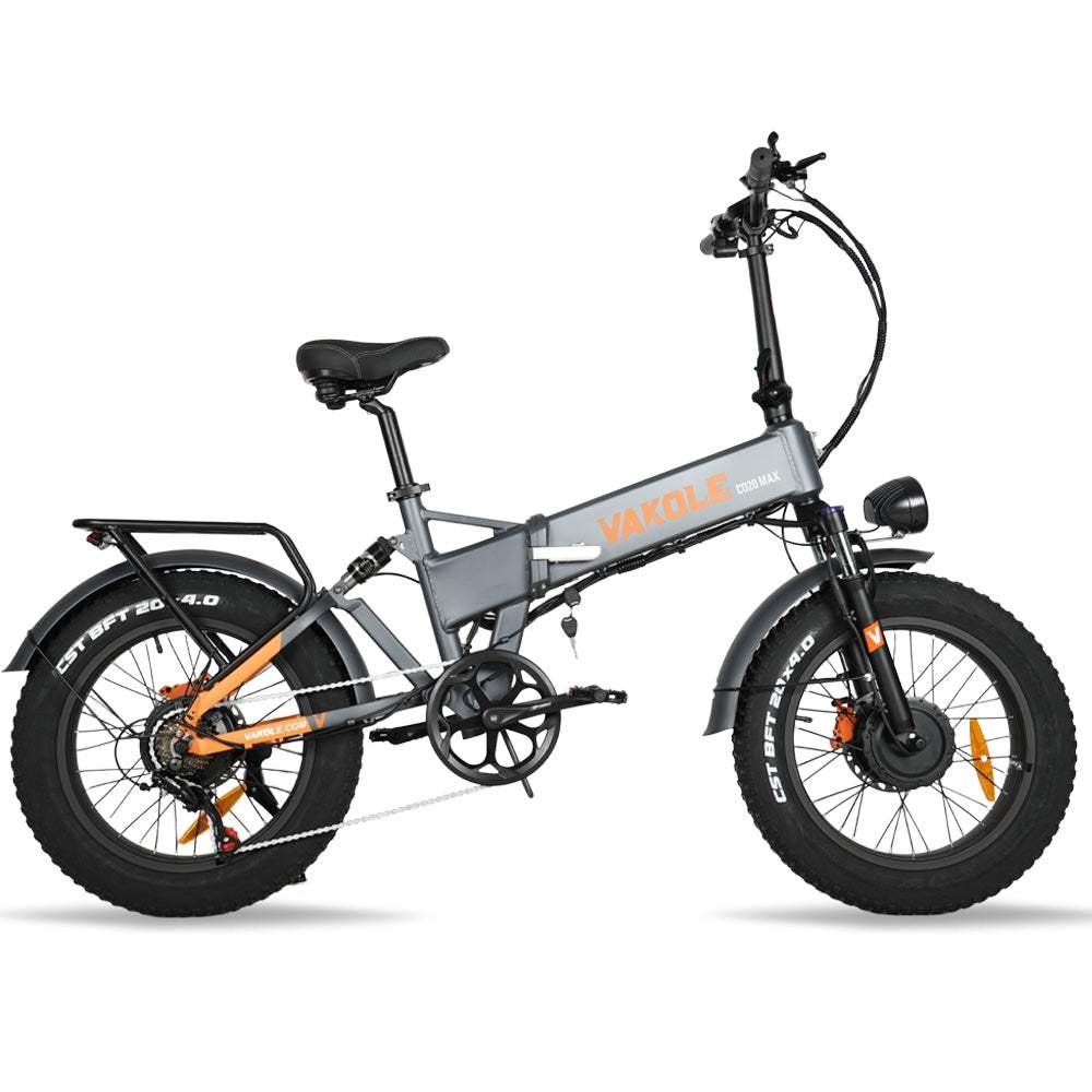 Vakole CO20 Max 750W*2 Doppio Motore 20" Fat Bike Bicicletta Elettrica Pieghevole 20Ah Samsung Batteria [Preordina]