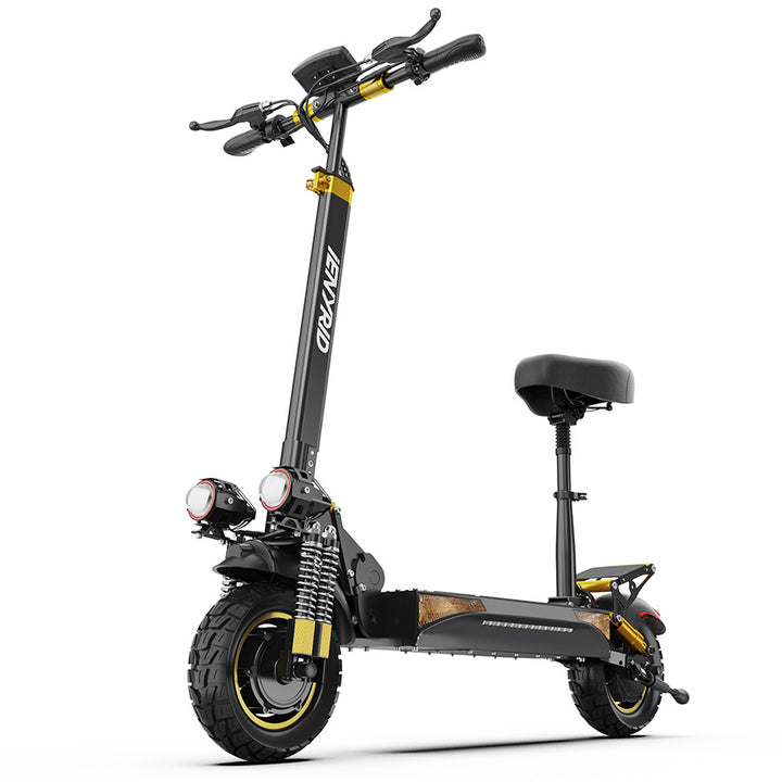 IENYRID ES6 1000W*2 Scooter Eléctrico Plegable de Doble Motor de 10 Pulgadas 960Wh Scooter Eléctrico Todo Terreno con Asiento