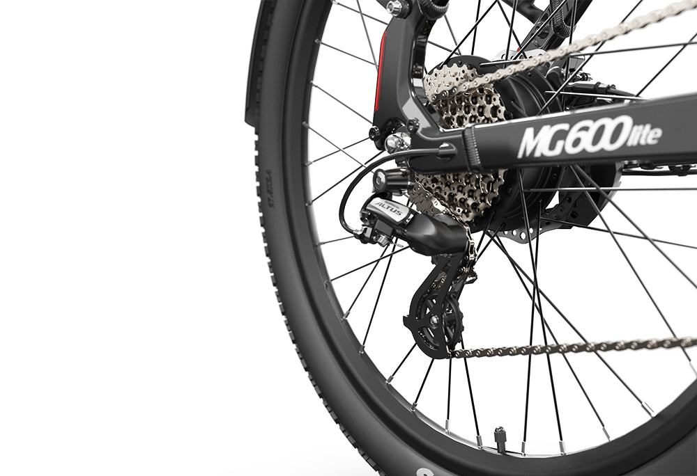 Lankeleisi MG600 Lite 250W 27,5" Bicicletta Elettrica da Trekking 720Wh SUV E-bike con Sensore Commutabile Batteria 36V 20Ah