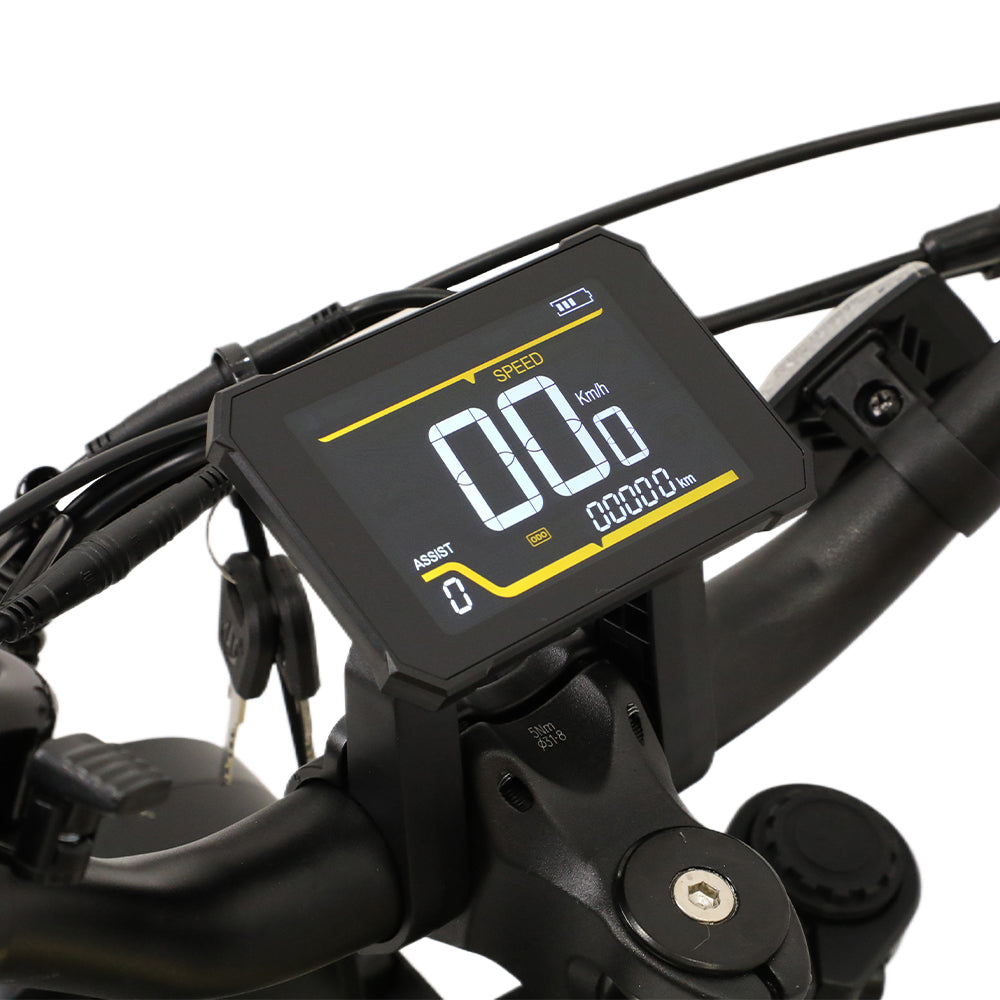 OneSport W66 500W 20" Fat Bike 648Wh VTT Électrique à Suspension Complète Batterie 48V 13.5Ah Support d'Application