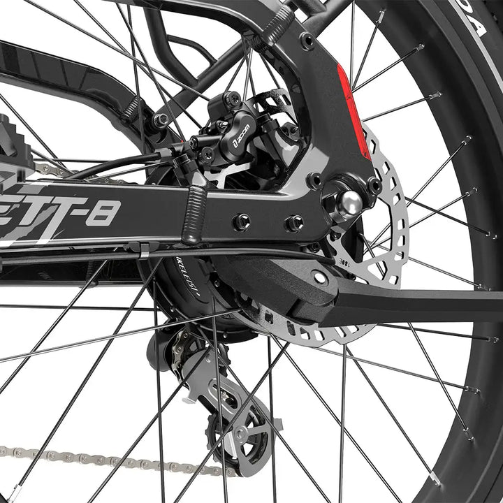 Lankeleisi KETT-8 26" Bicicletta Elettrica Urbana 960Wh Tutto Terreno SUV E-Bike con Sensore di Coppia Batteria 48V 20Ah