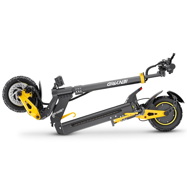 IENYRID ES1 1200W*2 Scooter Eléctrico Todo Terreno Plegable de 10 Pulgadas 960Wh con Doble Motor Batería de 48V 20.8Ah