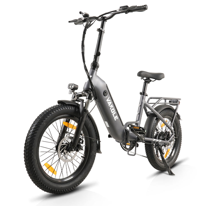 Vakole VT4 Versión 2025 Bicicleta Eléctrica Plegable de 250W de 20" Bicicleta Eléctrica Compacta de Cuadro Bajo con Batería de 36V 13Ah 468Wh