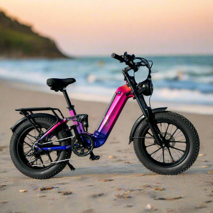 CMACEWHEEL V20 750W 20" Fat Bike Elettrica con Sensore di Coppia 960Wh SUV E-bike