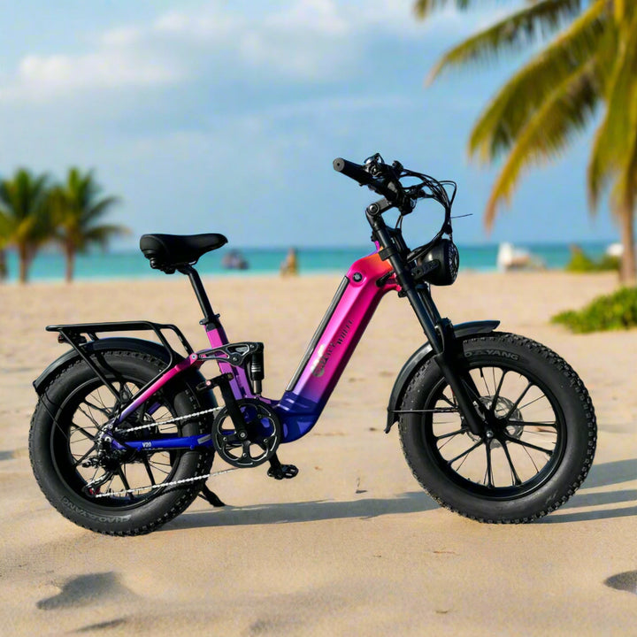 CMACEWHEEL V20 750W 20" Fat Bike Elettrica con Sensore di Coppia 960Wh SUV E-bike