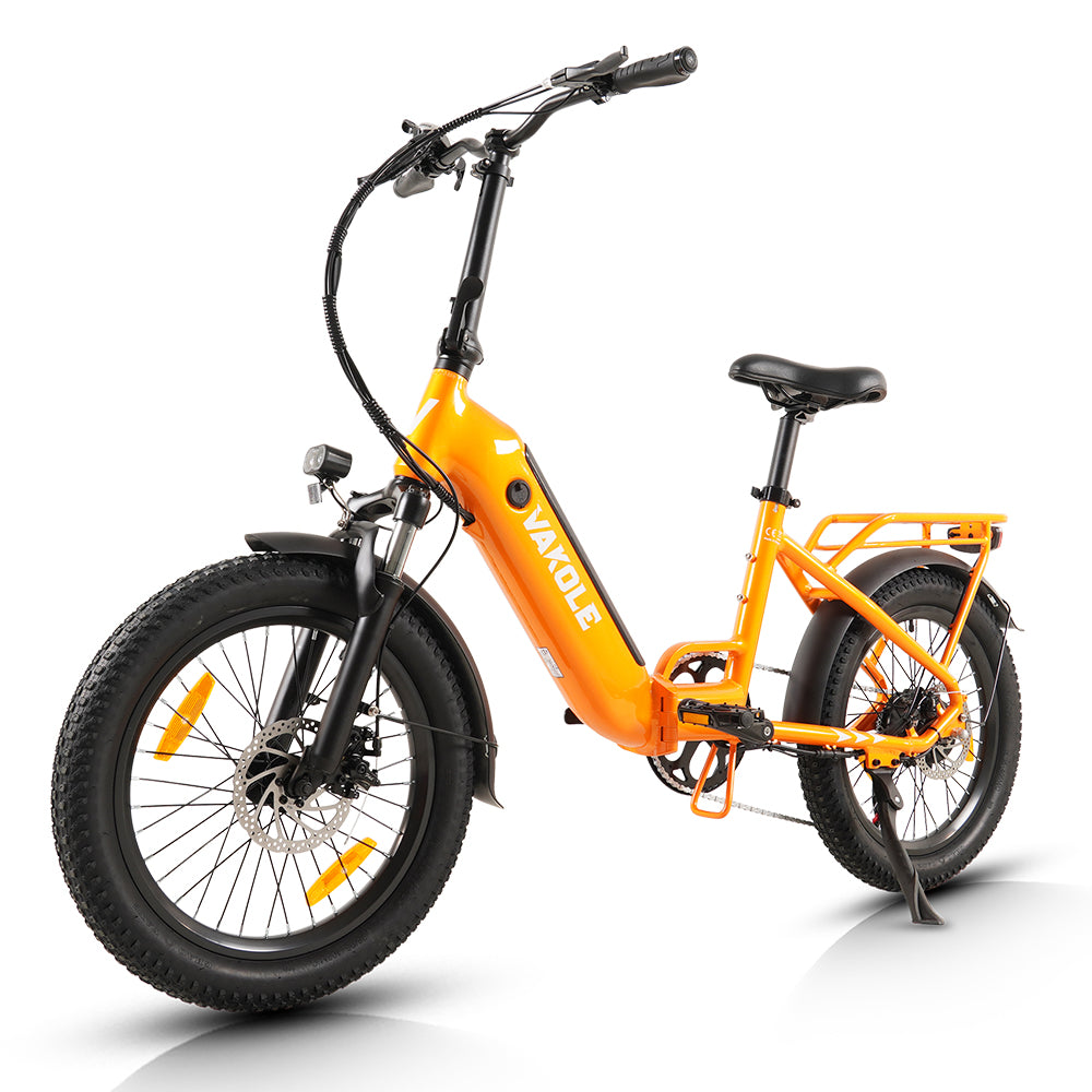 Vakole VT4 Versión 2025 Bicicleta Eléctrica Plegable de 250W de 20" Bicicleta Eléctrica Compacta de Cuadro Bajo con Batería de 36V 13Ah 468Wh