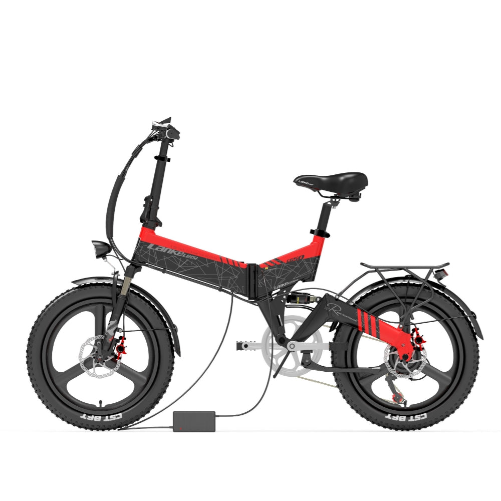 Bici elettrica pieghevole da città Lankeleisi G650 500W 20" E-bike 12.8Ah