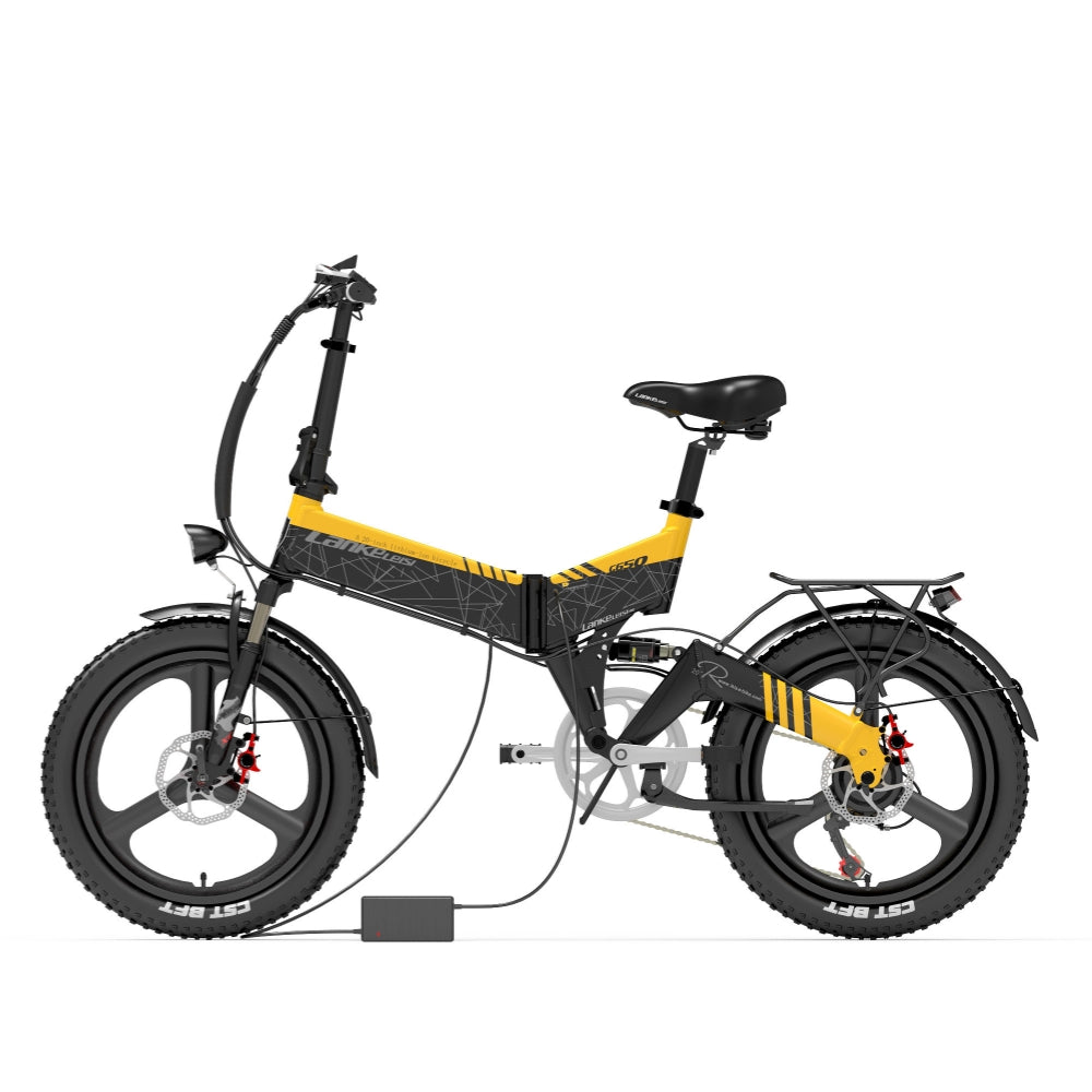 Lankeleisi G650 500W 20" Bicicleta eléctrica plegable City E-bike 12.8Ah