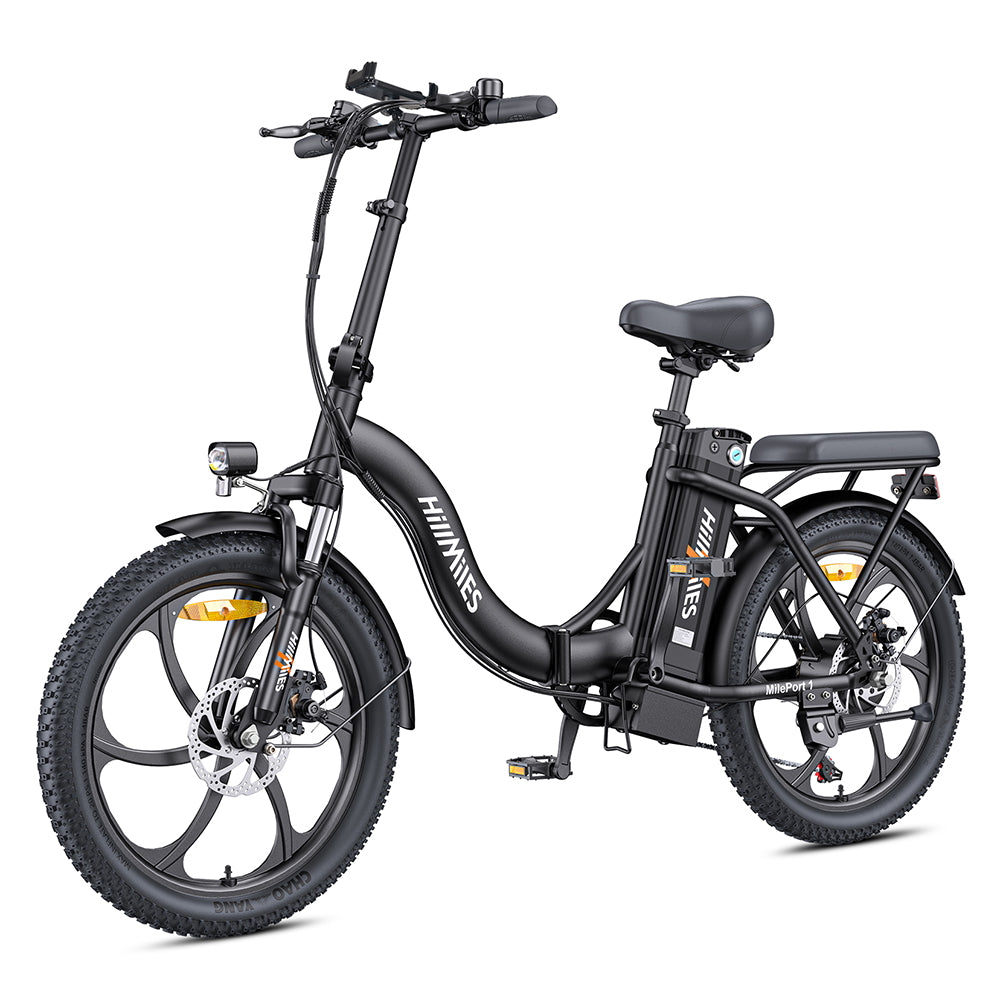 HillMiles MilePort 1 Bicicletta Elettrica Pieghevole 20" 468Wh City Commuter E-bike Batteria 36V 13Ah