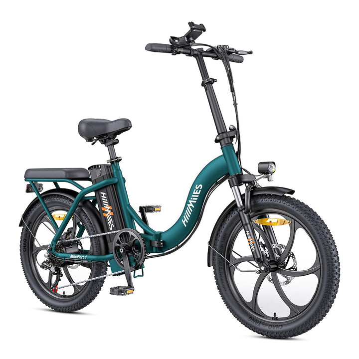 HillMiles MilePort 1 Bicicletta Elettrica Pieghevole 20" 468Wh City Commuter E-bike Batteria 36V 13Ah