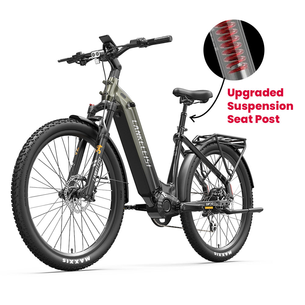 Lankeleisi MG600 Lite 250W 27.5" Electric Trekking Bike 720Wh SUV E-bike with Switchable Sensor 36V 20Ah Battery