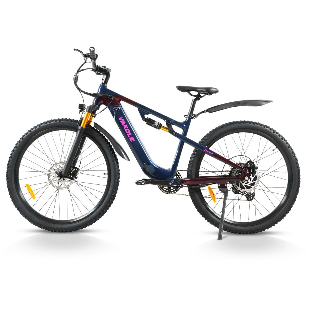 Vakole EMT29 12s 250W 29" E-Mountain Bike 691Wh Cross-Country Full Suspension EMTB with Torque Sensor 48V 14.4Ah Battery