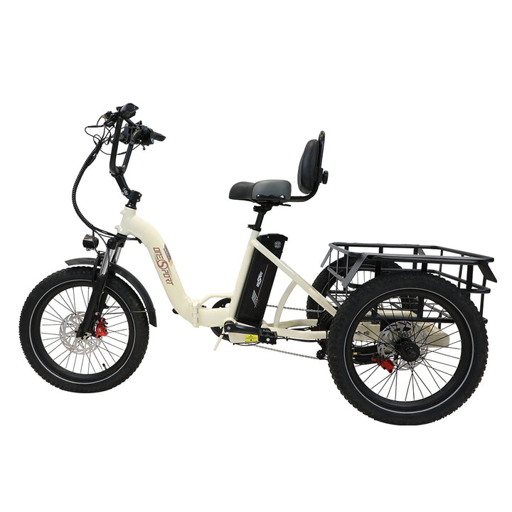 Onesport OT30 500W 20" Triciclo Elettrico Pieghevole per Carico 624Wh E-bike 48V 13Ah Batteria