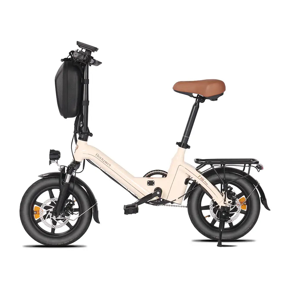mini elektro klapprad Bodywel T16 Pro 14" Klapprad Elektrisches Fahrrad 280Wh Mini E-Bike Un – Buybestgear