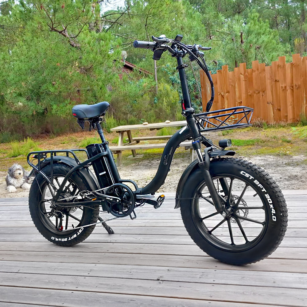 Cmacewheel y20 750w 20″ fat bike électrique pliable avec cadre ouvert 15ah  batterie [pré-commande] – Illico Brico