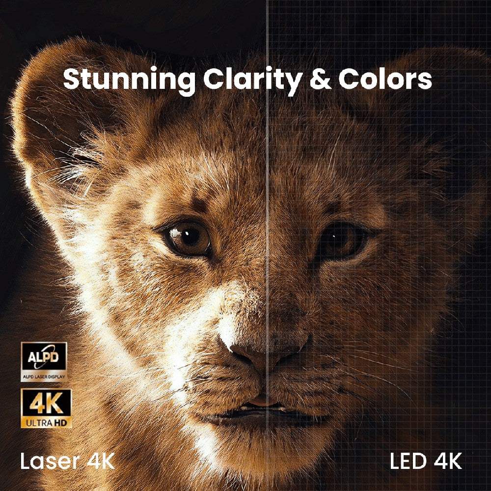 Dangbei Mars Pro 4K Projecteur laser domestique, 1800 lumens ISO, prise en charge 3D