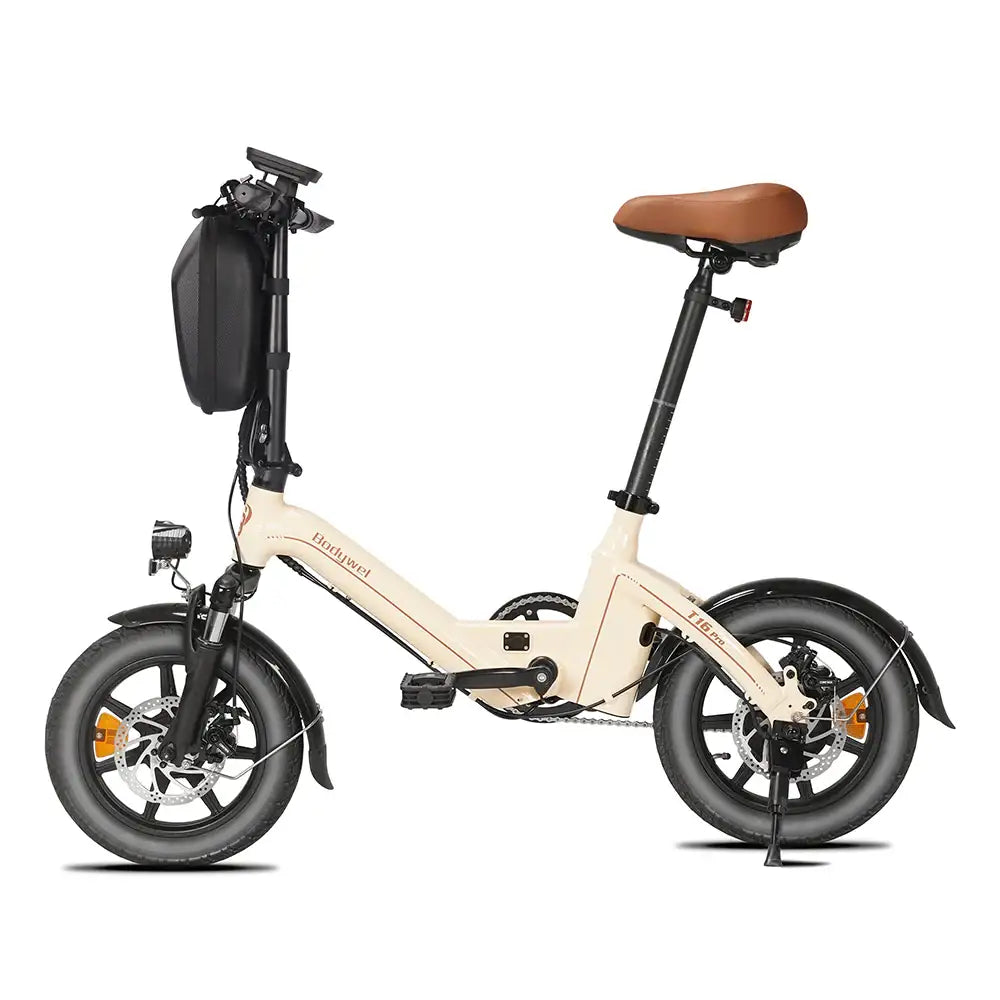 klapprad von mini Bodywel T16 Pro 14" Klapprad Elektrisches Fahrrad 280Wh Mini E-Bike Un – Buybestgear