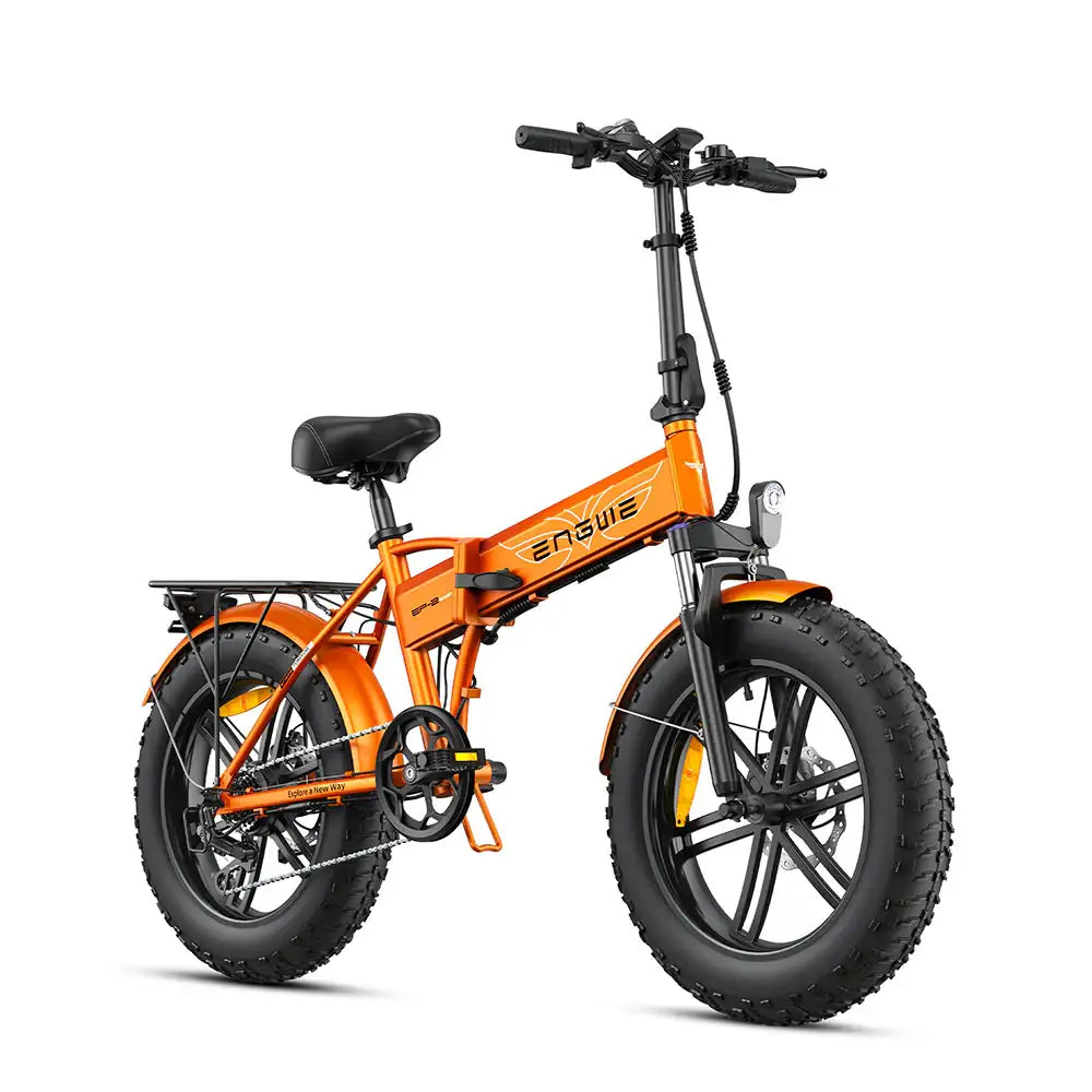 klappbares e-mountainbike Engwe EP-2 BOOST 250W 20" Fat Bike 624Wh Klappbares E-Bike mit Drehmomentsensor 48V 13Ah Akku