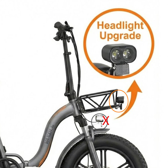 Vakole Y20 Pro 20" Fat Bike 1440Wh Foldable Step-through E-bike 48V 30Ah Battery