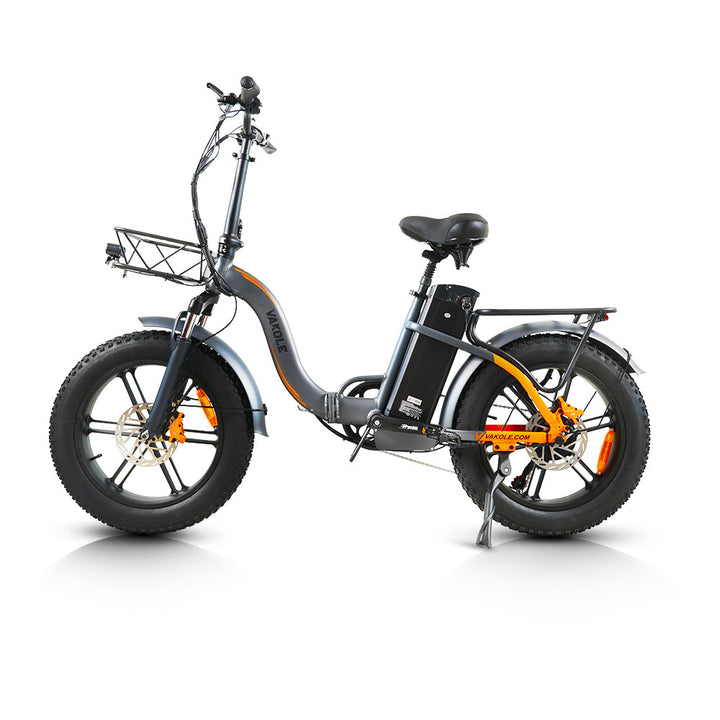 Vakole Y20 Pro 20" Fat Bike 1440Wh Foldable Step-through E-bike 48V 30Ah Battery