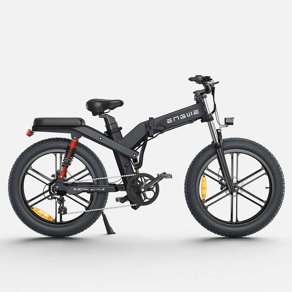 Engwe X26 1000W 26 "Fat Bike Bicicleta de montaña eléctrica plegable Baterías duales EMTB