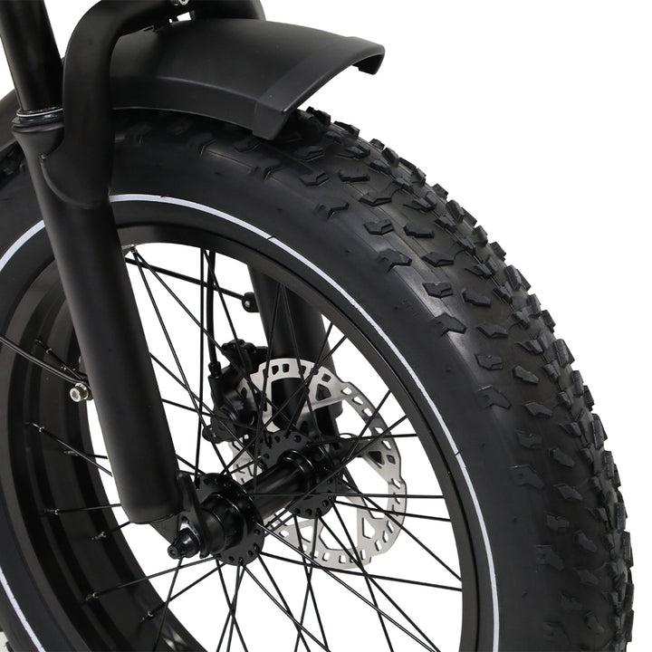 OneSport W66 500W 20" Fat Bike 648Wh VTT Électrique à Suspension Complète Batterie 48V 13.5Ah Support d'Application