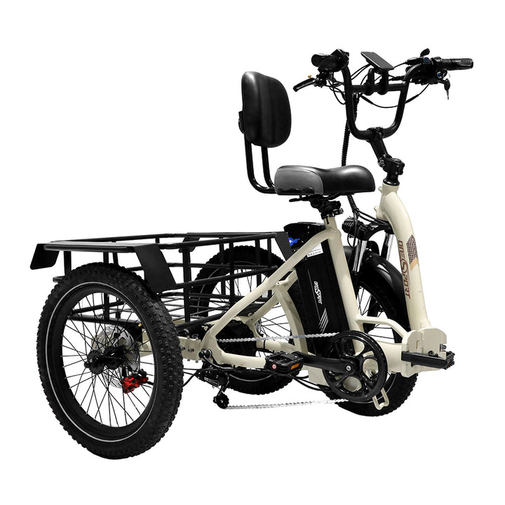 Onesport OT30 500W 20" Triciclo Elettrico Pieghevole per Carico 624Wh E-bike 48V 13Ah Batteria