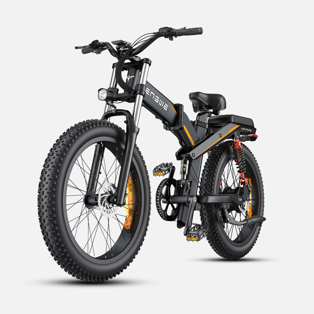Engwe X24 1000W 24” Fat Bike Foldable  E-Mountain Bike Dual Batteries 29.2Ah EMTB