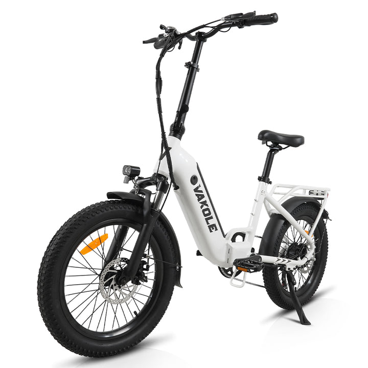 Vakole VT4 Versión 2025 Bicicleta Eléctrica Plegable de 250W de 20" Bicicleta Eléctrica Compacta de Cuadro Bajo con Batería de 36V 13Ah 468Wh