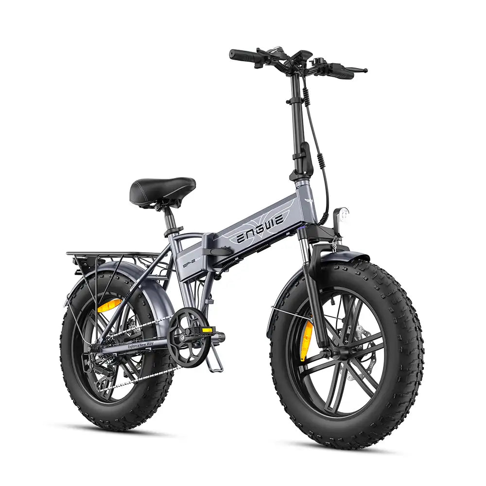 e-fatbike klapprad mit breiten reifen Engwe EP-2 BOOST 250W 20" Fat Bike 624Wh Klappbares E-Bike mit Drehmom – Buybestgear
